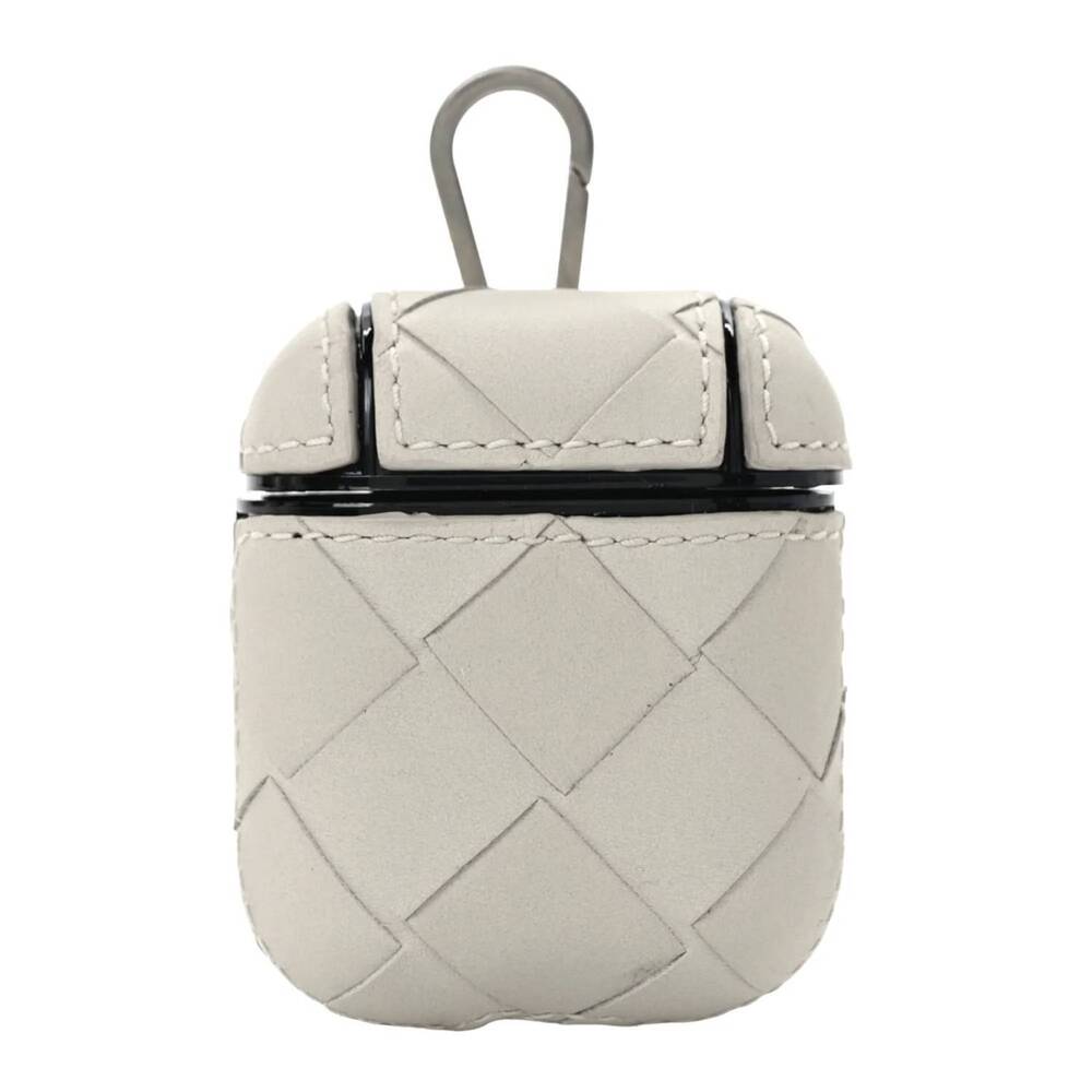 NEW BOTTEGA VENETA unisex airpods case in white